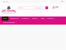 Tablet Screenshot of mitiendita.fr